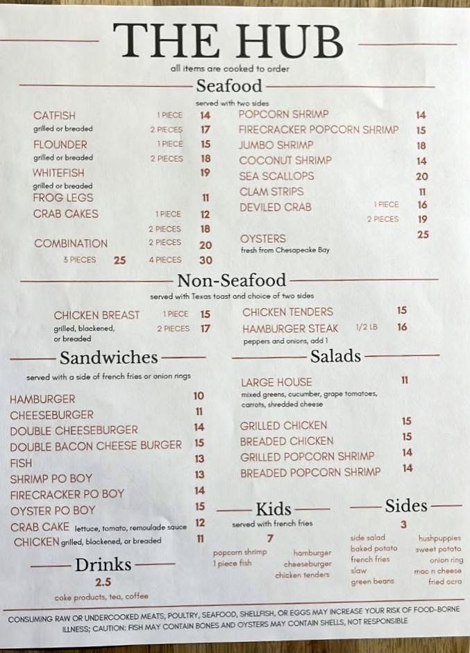 The Hub Menu image 1